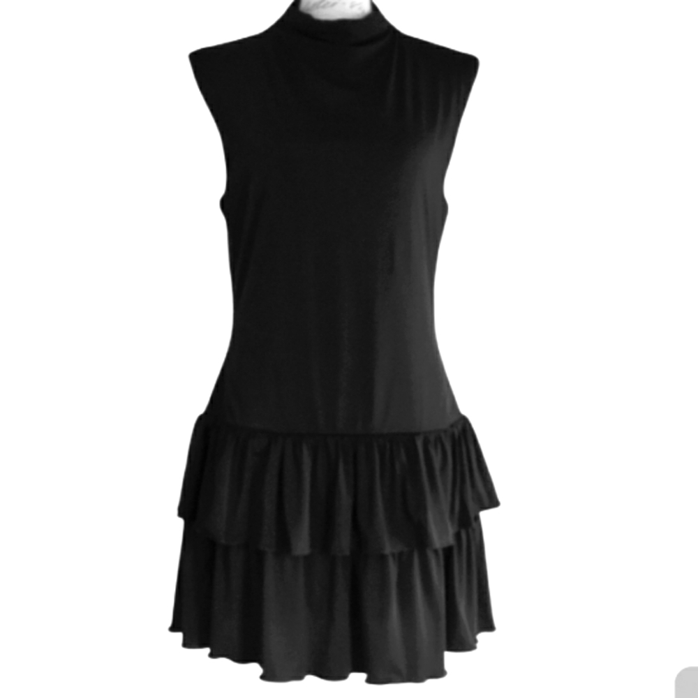 Wild Fable Black Sleeveless Mini Dress